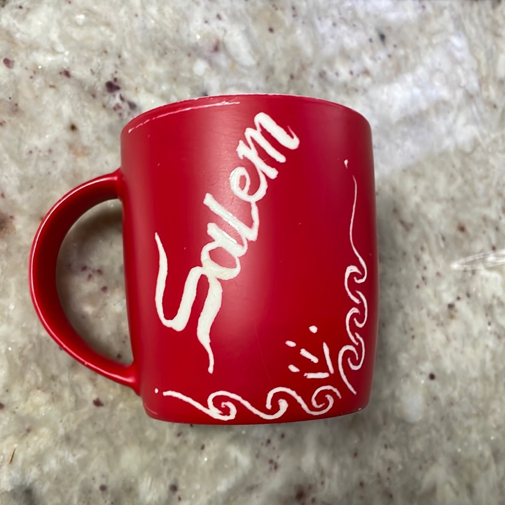 Custom Engraved Salem Coffee Cup